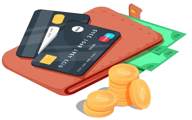cash and credit card icon
